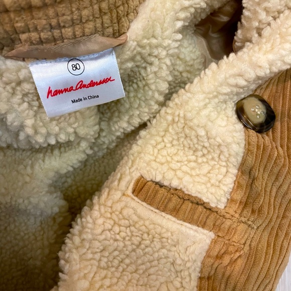 Hanna Andersson 18-24 mos, Great condition, sherpa lined, WARM N COZY coat ❤️ - Picture 3 of 4